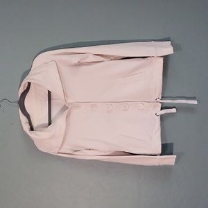 Eddie Bauer white button up sweatshirt